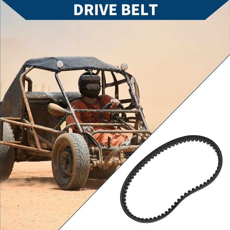 Unique Bargains Go Kart Drive Belt V-Belt for KT196 Go-Kart 196cc