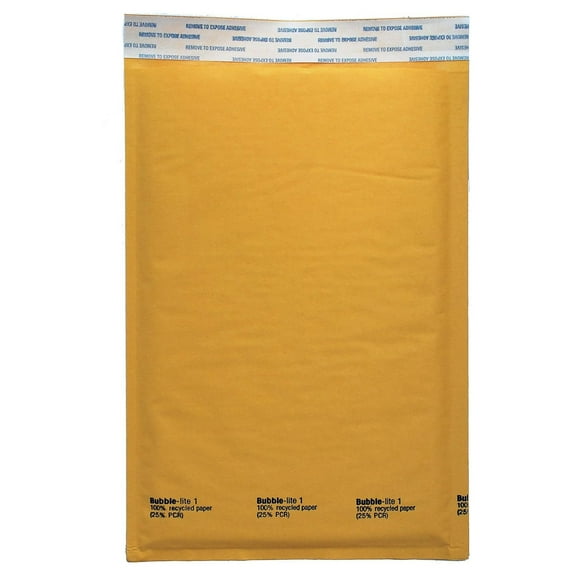 200#1 7.25x12 Yellow Bubble Lite Mailers Padded Shipping Envelopes