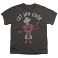 thumbnail image 2 of Sesame Street Gonger Let Him Cook Kids T Shirt for Youth Boys and Girls, Charcoal, X-Large, 2 of 4