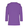 thumbnail image 7 of Womens Tops 3/4 Length Sleeve Tops Neck Casual Print Tunic T Shirts Three Quarter Length Tops Blouses For Women, 7 of 7