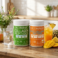 thumbnail image 2 of Nutribas Protein Multi Collagen Peptides Powder for Whole Body Support with MCT, Vitamin C, Biotin & Hyaluronic Acid, Unflavored & Mango Pineapple , 9 oz, 2 of 9
