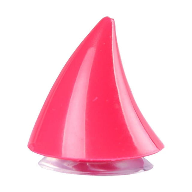 1x Motorcycle Helmet Cool Devil Ox Horn Decor Suction Cup Accessory Q4 H19C