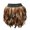 Brown, variant on Womens Faux Feather Mini Skirt Elastic Mid Waist A-line Tutu Skirt for Mardi Gras Festivals Carnival Halloween Dance Party Supplies