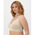 thumbnail image 2 of Women's Bali DF3380 Comfort Revolution Modern Seamless Wirefree Bra (Taupe L), 2 of 5
