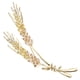thumbnail image 4 of 1 broche de moda con forma de espiga de trigo, delicado broche para el pecho (dorado), 4 of 5