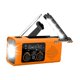 thumbnail image 5 of Radio de emergencia con manivela, compacta, multifuncional, recargable y meteorológica. Naranja, 5 of 9