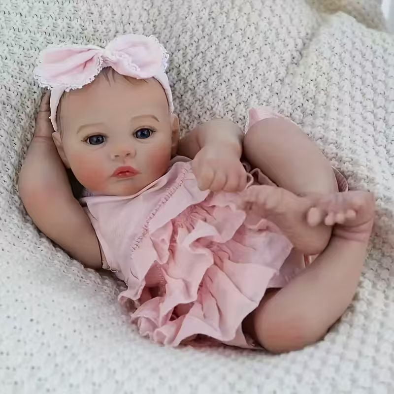 Dayoff Kids Lifelike Reborn Baby Dolls - 18 Inch Realistic Baby Doll (No Accessories) For Kids Age 3+