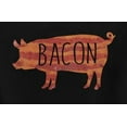 thumbnail image 4 of Old Glory Mens Bacon Pig Silhouette Long Sleeve Graphic Hoodie, 4 of 6