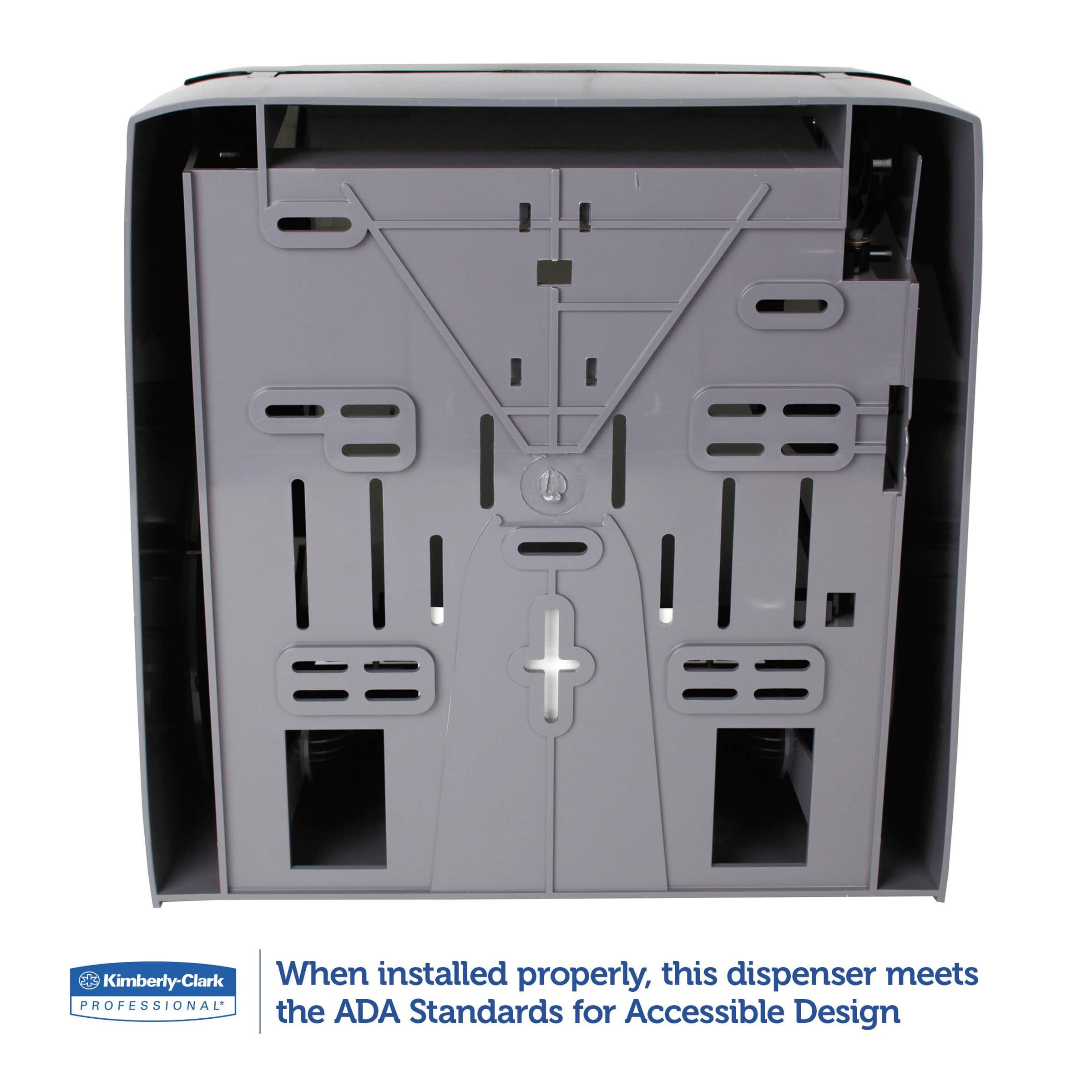 Kimberly Clark Levermatic Roll Paper Towels Dispenser 09765, Manual, Smoke Black