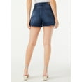 thumbnail image 3 of Sofia Jeans Women's Leona Curvy Midi High Rise Shorts, 3 of 6