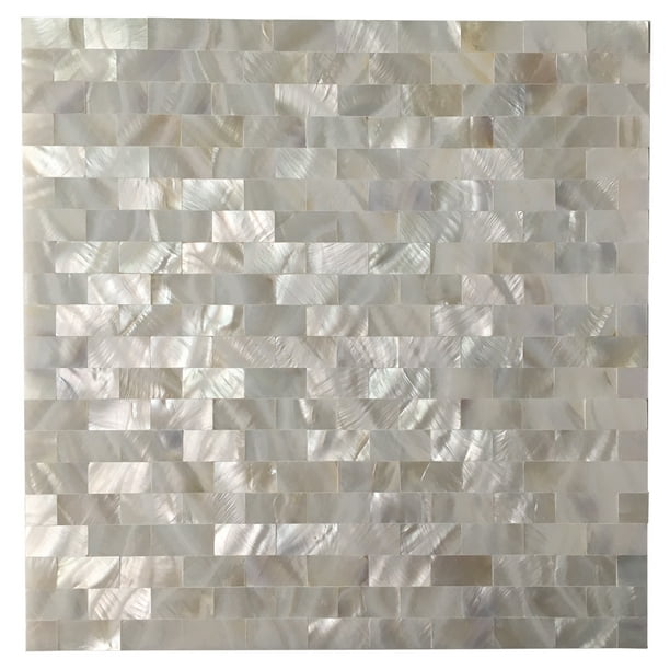 L And Stick Mother Of Pearl Tile, Mother Of Pearl Tile