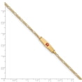 thumbnail image 3 of 14K Yellow Gold bracelet Medical Figaro Alert Red 6 in mm 2, 3 of 3