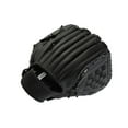 thumbnail image 2 of CATIEBYE Baseball Glove Black Softball Left Hand Practice Adjustable Strap Secure Fit, 2 of 6