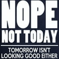 thumbnail image 3 of CafePress - Nope Not Today Hoodie (Dark) - Pullover Hoodie, Classic, Comfortable Hooded Sweatshirt, 3 of 4