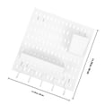 thumbnail image 2 of CATIEBYE 1 Set Pegboard Wall Organizer Panels Holder for Pegboard for Kitchen Organization White, 2 of 8