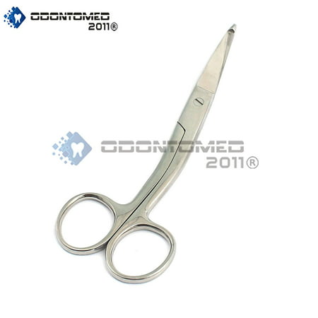 Odontomed2011® Knowles Bandage Scissors, Angled Shank, 5.5