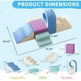 thumbnail image 6 of Soft Play Climbing for Toddlers, Wanan 7pcs Foam Climbing Blocks for Toddlers for Nursery, Living Room, Baby Climbing Blocks with Tunnel for Climb, Crawl and Slide, 6 of 6