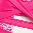 thumbnail image 5 of LRen Toddler Swimsuit Girl 2t 3 Piece Ruffle Beachwear for Girls Cute Funny Summer Rash Guard Tankini Swimsuits Girl Beach Swimwear Tankini Beach Swimwear Set, 5 of 6
