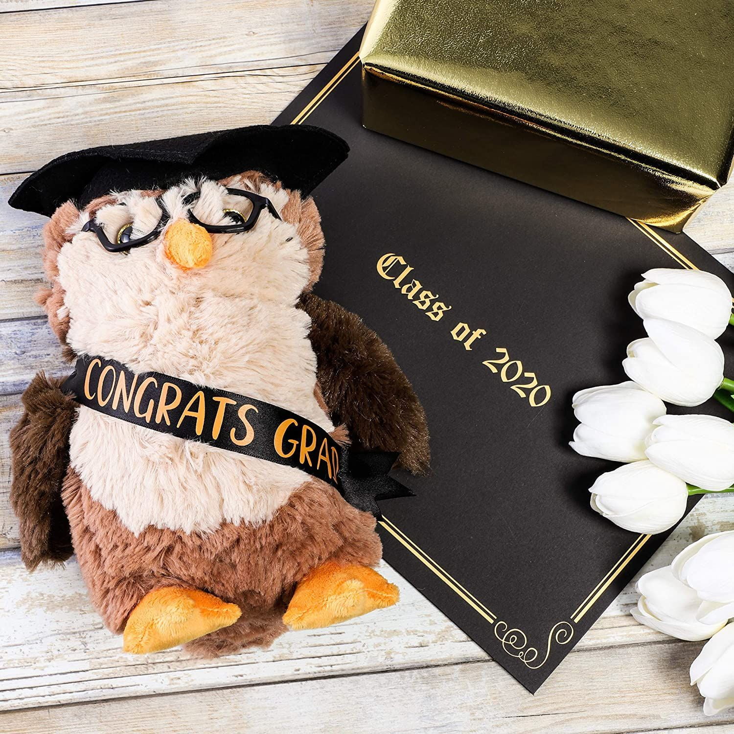 graduation owl plush