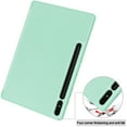 thumbnail image 6 of ELEHOLD Tri-Fold Folio Case for Samsung Galaxy Tab S9+ 12.4-Inch 2023 (SM-X810/X816/X818), with Auto Wake/Sleep Kickstand Function Pen Holder Shockproof Protective Leather Cover,Mint, 6 of 10