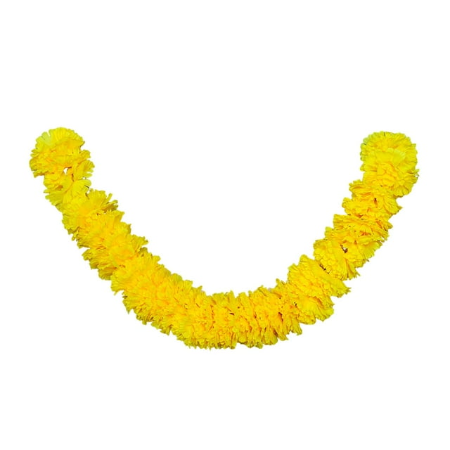 Guirnalda de caléndula Macarena decoración Día de los muertos Halloween Amarillo