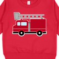 thumbnail image 3 of Inktastic Red Firefighter Fire Truck Toddler Sweatshirt, 3 of 4