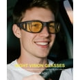 thumbnail image 3 of KALIYADI Night Driving Glasses for Men Women, Night Vision Glasses Fit Over Glasses Sunglasses Anti Glare Polarized HD, 3 of 7