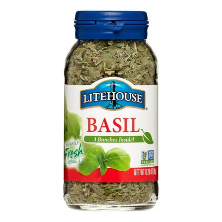 - (2 Pack) Litehouse Basil Herbs, 0.28 Oz