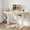 Nature, variant on Innovar 48 inch Electric Standing Desk, Height Adjustable Computer Stand up Study Desks,Home Office Sit to Stand Motor Rising Table,Small Wooden Work Desks W/Memory Preset,White,24" Wide