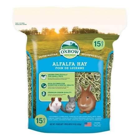 UPC: 0744845402154 | Oxbow Alfalfa Hay Dry Small Animal Food  15 oz.
