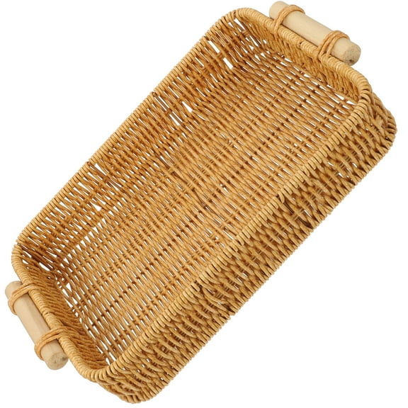 Worgeous Rattan Storage Basket Wicker Bread for Serving Hamper