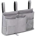thumbnail image 1 of Organizador de cabecera Caddy de almacenamiento junto a la cama para el hogar, gris, 1 of 5