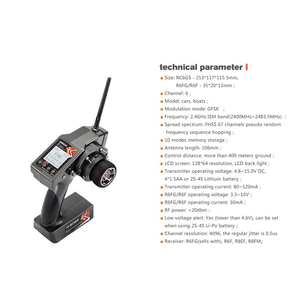radiolink rc6gs 2.4 g 6ch