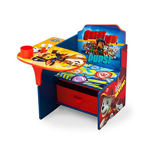 paw patrol chair desk with storage