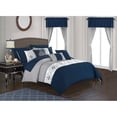 thumbnail image 6 of Jurgen 20-Piece Floral Embroidered Bed in a Bag Bedding and Comforter Set, 6 of 8