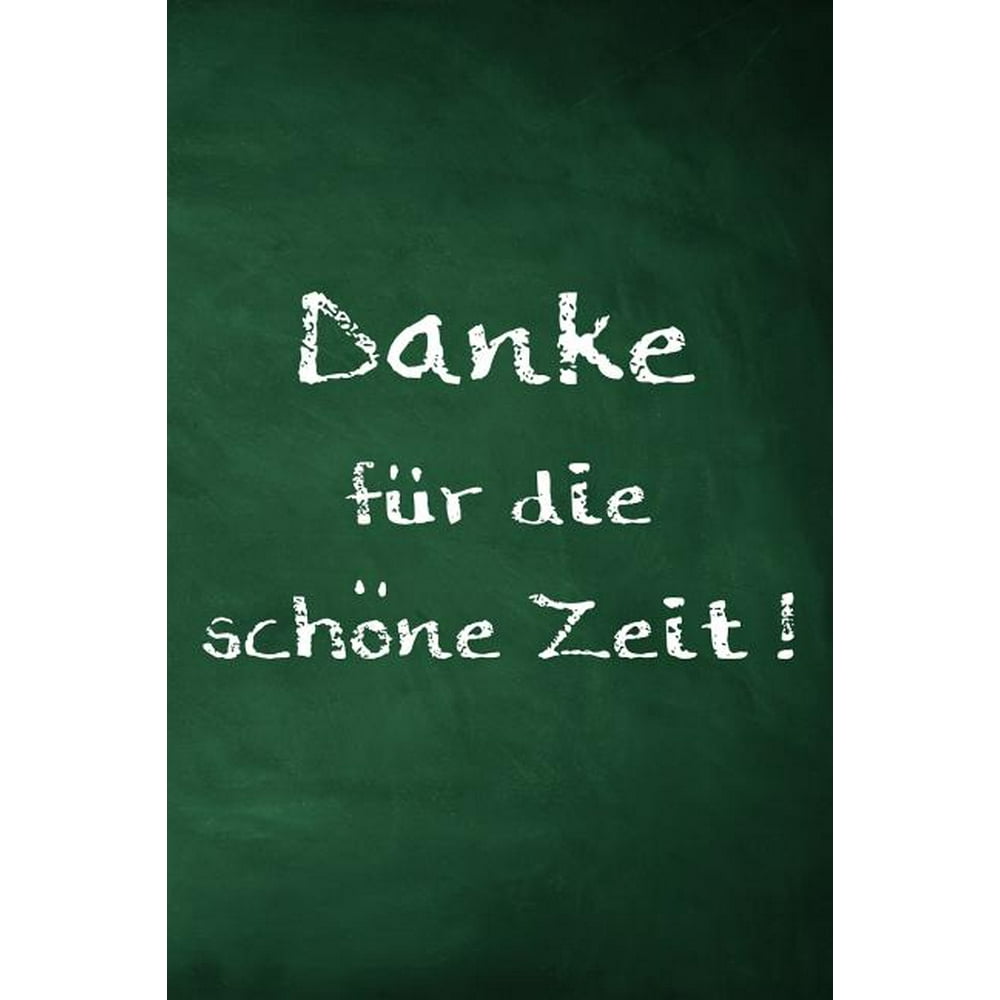 Danke für die schöne Zeit ! Notizbuch mit 120 leeren karierten Seiten 15x23cm A5 Format. Ein