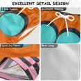 thumbnail image 2 of FORMRS Boys Swim Trunks Quick Dry Mesh Liner Boardshorts Sizes XS-XL, Orange Circle, 2 of 7