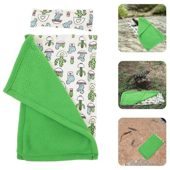 LOLIPPYY Reptile Mat Washable Gecko Substrate Canvas 1Set