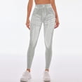 thumbnail image 4 of DAFEI Womens Solid Color Pocket Straight Tube Loose Stretch Yoga Pants Color Contrast Solid Pants, 4 of 4