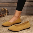 thumbnail image 4 of DIVVce Knit Pointed Toe Ballet Flats For Women Closed Toe Slip On Comfortable Office Casual Footwear, 4 of 5