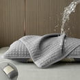 thumbnail image 5 of Pillow Covers,Soft Sweatproof Comfortable Pillow Case for Sleeping | Waterproof Quilted Breathable Stain Resistant Pillowcase | Bedroom Bedding,29.1x18.9 Inch,Gray, 5 of 7