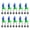 Blue, variant on Rupoun 10pcs LED Night Fishing Rod Bite Bait Alarm Light with Twin Bells Ring, Blue (2.76 inches / 7.00 cm)