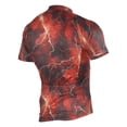 thumbnail image 2 of joogoo Red Lightning Pattern Men's Cycling Jerseys Mountain Bike Short Sleeve Tops L, 2 of 7
