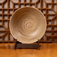 thumbnail image 5 of LEXA 12" Handmade Bamboo Salad Bowl – 130 oz Large Wooden Fruit Bowl for Kitchen Counter, Black Bamboo, Pack of 2, 5 of 12