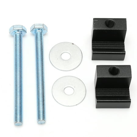 

2024 2PCS Tool Box Tie Down Heavy Duty Crossover J Hook Aluminium Alloy Universal for Truck CarBlack