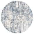 thumbnail image 2 of SAFAVIEH Berber Major Abstract Shag Area Rug, Ivory/Blue, 6'7" x 6'7" Round, 2 of 11