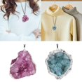 thumbnail image 1 of Colgantes de piedra Hugo 2 piezas accesorios irregulares Rojo y azul, 1 of 10