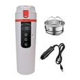thumbnail image 1 of Calentador de agua eléctrico portátil de acero inoxidable para coche, 12 V y 24 V blanco, 1 of 9