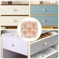 thumbnail image 5 of 4 Pieces Set Drawer Pulls Handle Square Wardrobe Cabinet Knobs with Stainless Steel Screws Furniture Kitchen Decor, 5 of 5