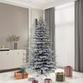 thumbnail image 2 of Vickerman A208378RGB 7.5 ft. x 57 in. Flocked Arctic Fir LED504 RGB Color, 2 of 3